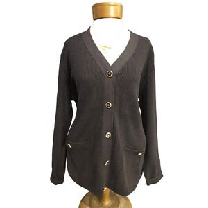 4 PC St John Black Sweater Coordinating ‎ skirts pants and jacket luxury classic